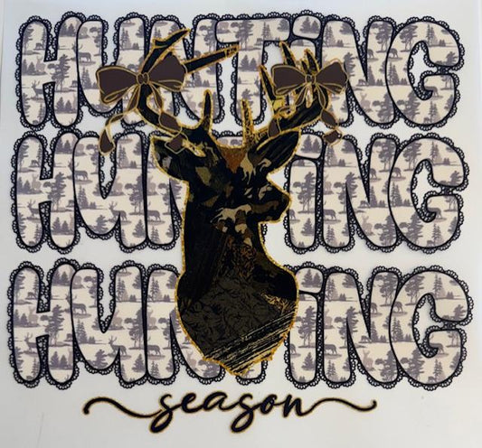 Hunting Season-lace outline