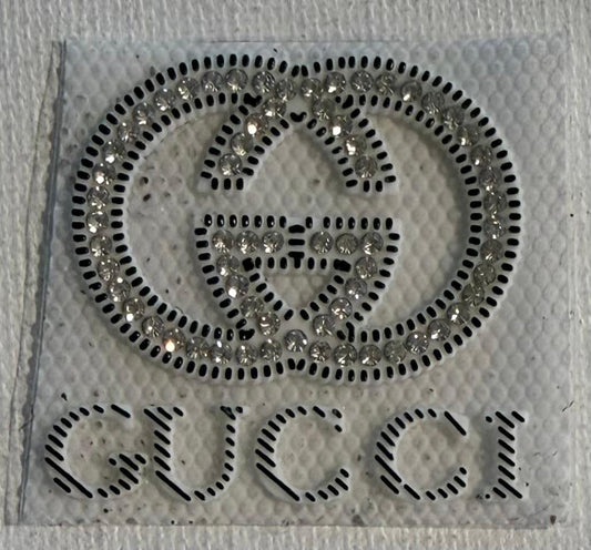 Gucci silver stud hat patch