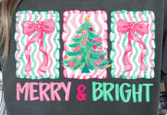 Merry & Bright -pink/blue