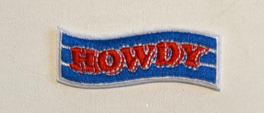 Howdy red/blue hat patch
