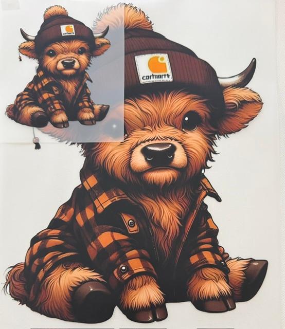 Cow-carhartt beanie-2pc set