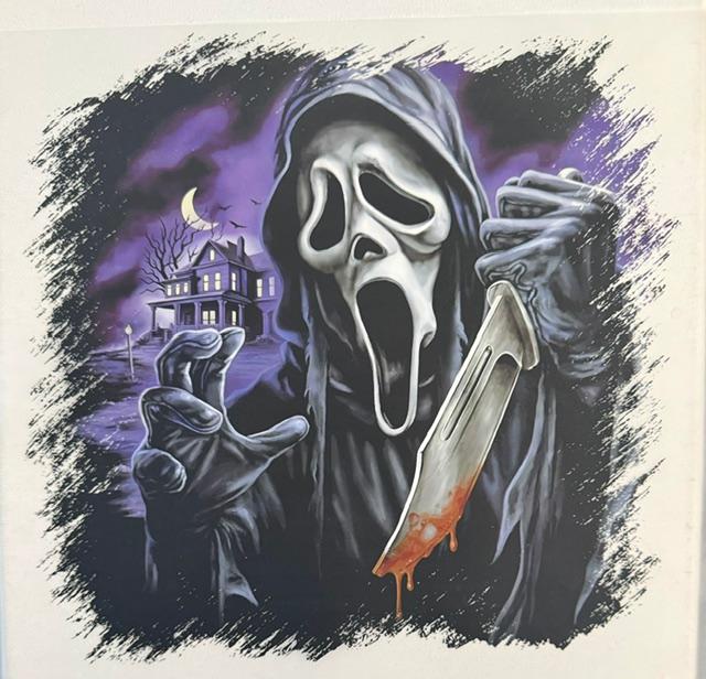 Horror - Ghost Face (purple background)