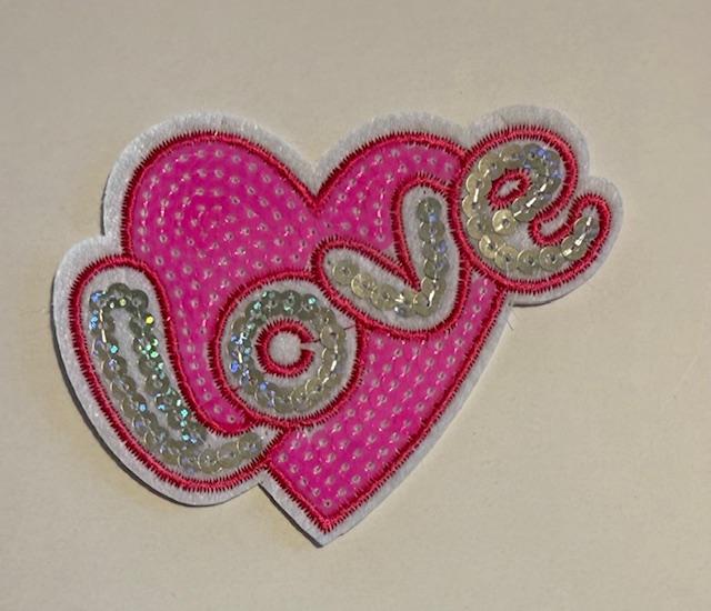 Hot Pink heart, Love
