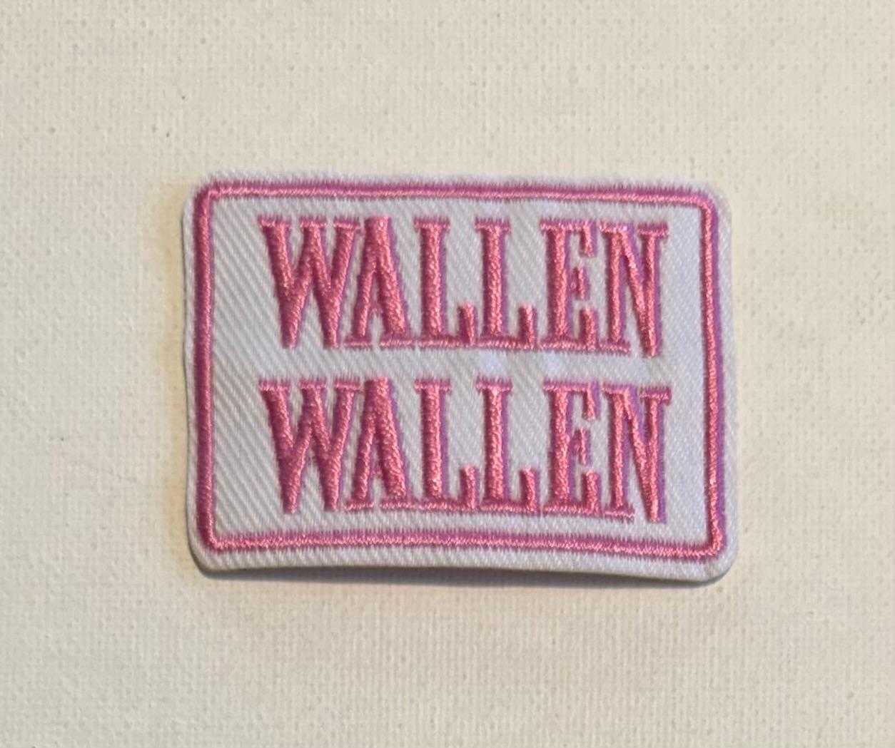 Wallen pink hat patch