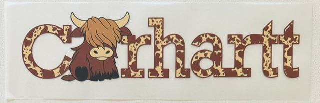 Carhartt, a is cow