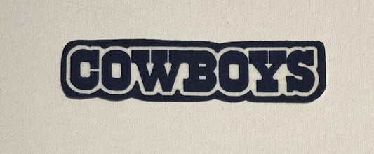 Cowboys (word) patch