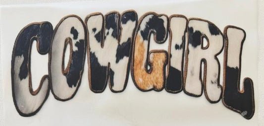 Cowgirl - cow print