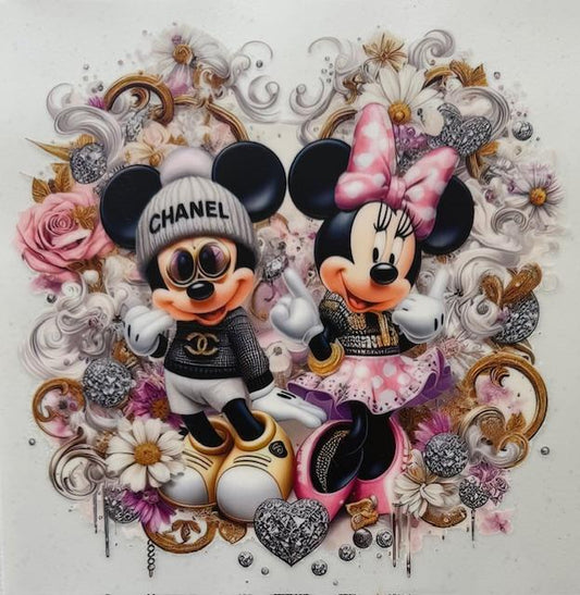 Mickey & Minnie-CC  in heart