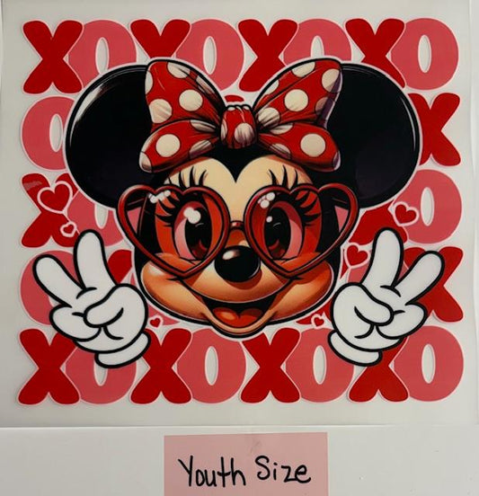 XOXO Valentines-Minnie Mouse