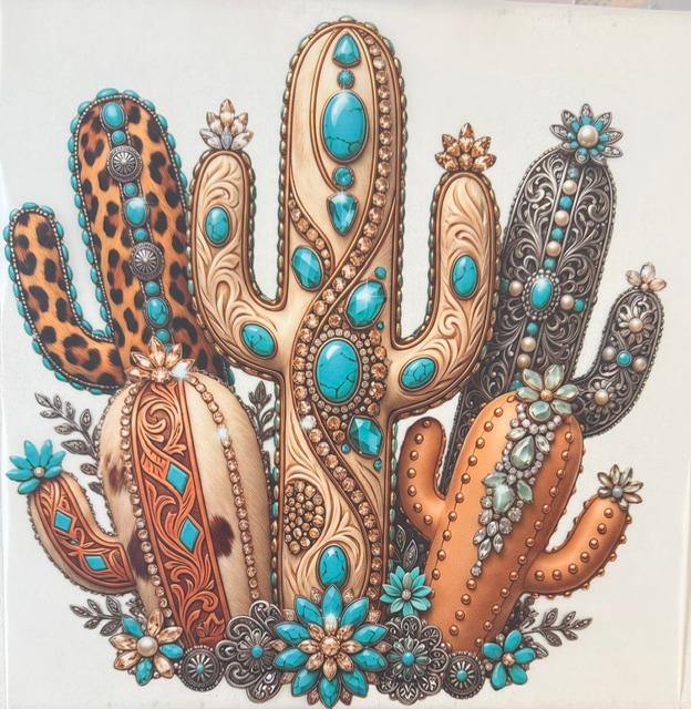 Cactus with Turquoise