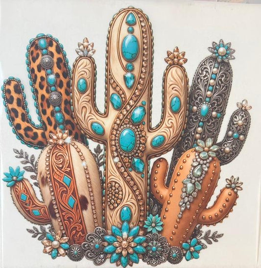 Cactus with Turquoise
