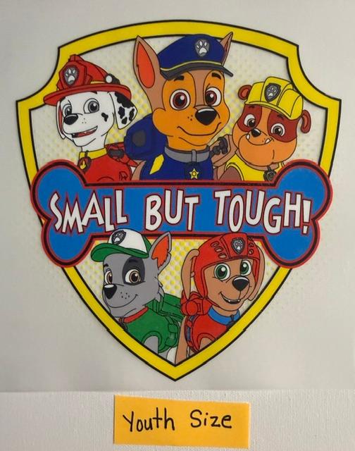Paw Patrol - Small but Tough Youth size