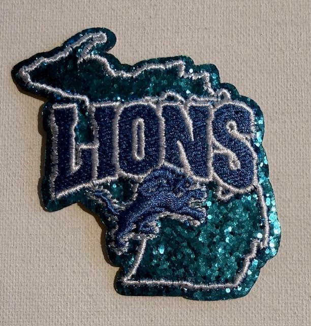 Lions - bling hat patch