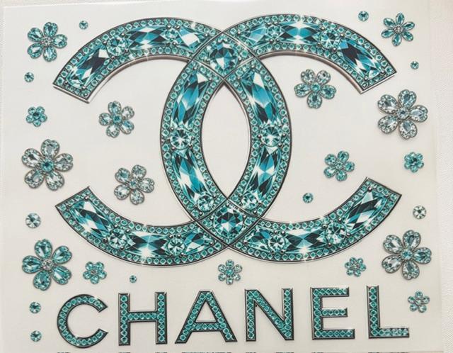 Chanel - teal diamond look