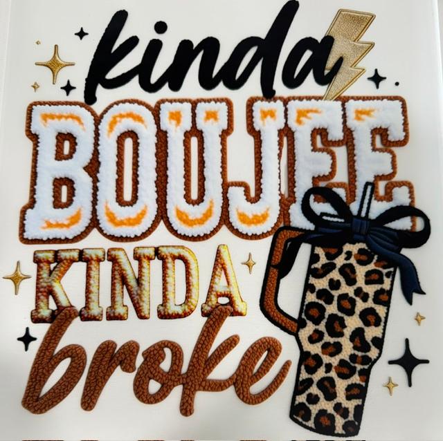 Kinda Boujee, Kinda Broke-cheetah cup