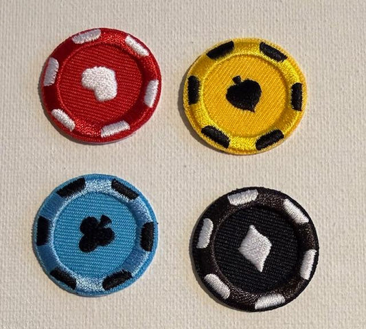 Poker chips set-hat patch