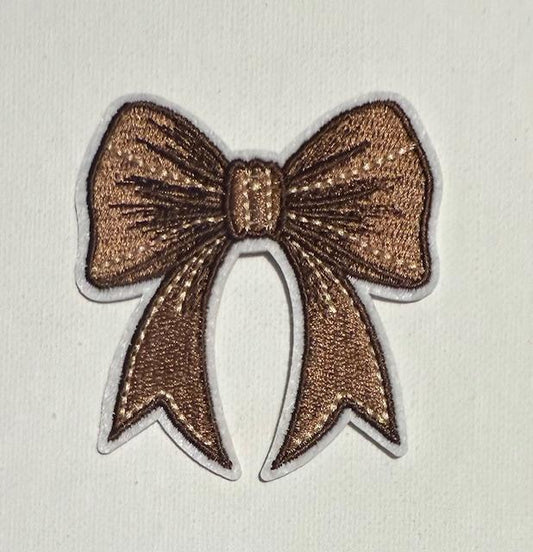 Bow-brown/tan patch