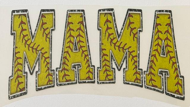 Mama - softball, shimmer