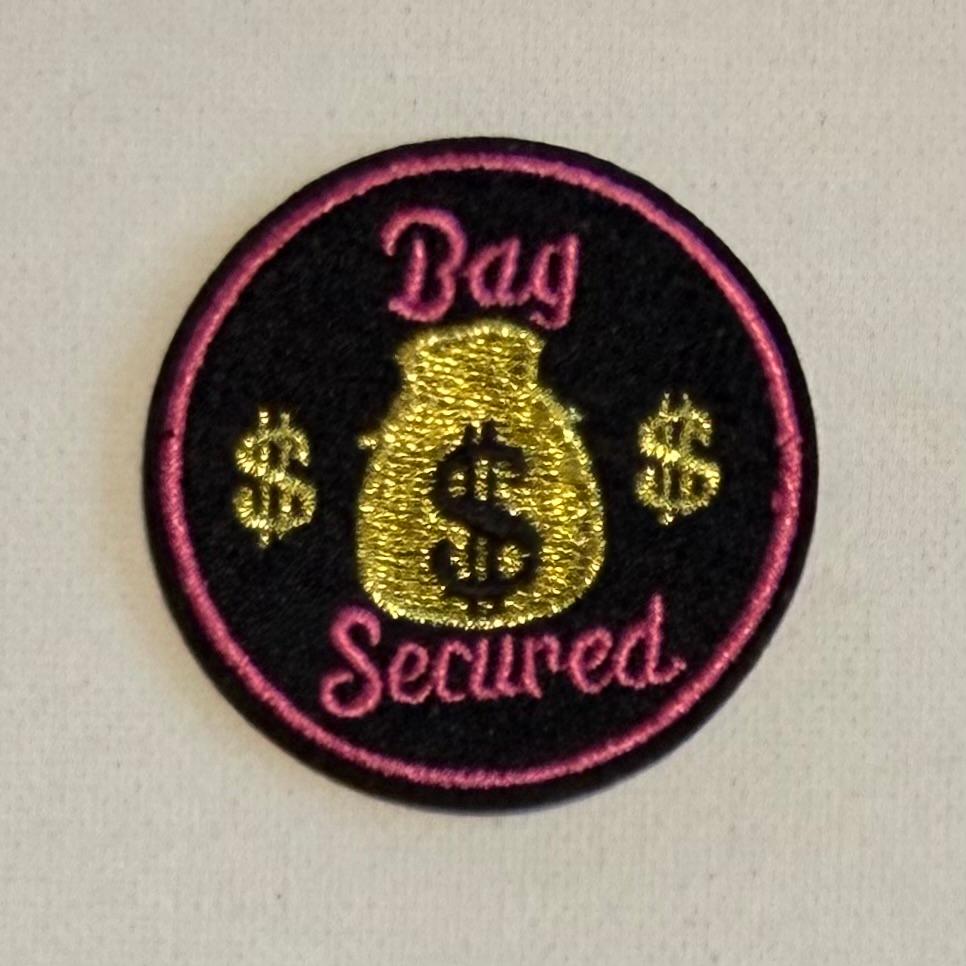 Bag Secured hat patch