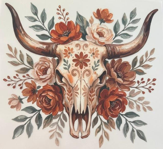 skull - pastel colors
