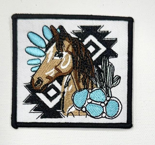 Western hat patch-Horse