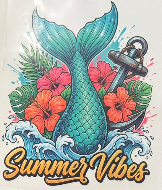 Summer Vibes - Mermaid tail