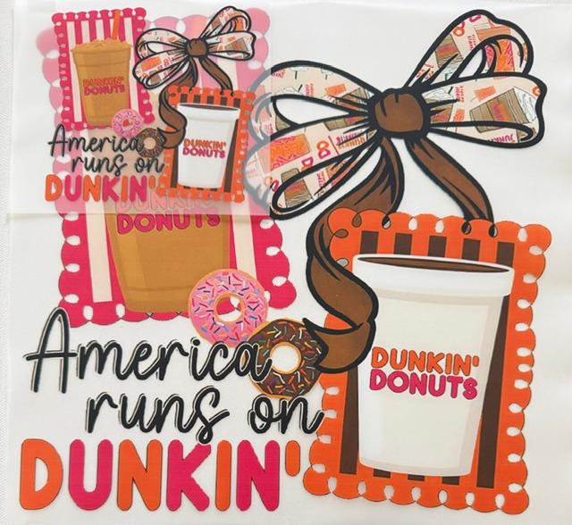 America runs om Dunkin-2pc set