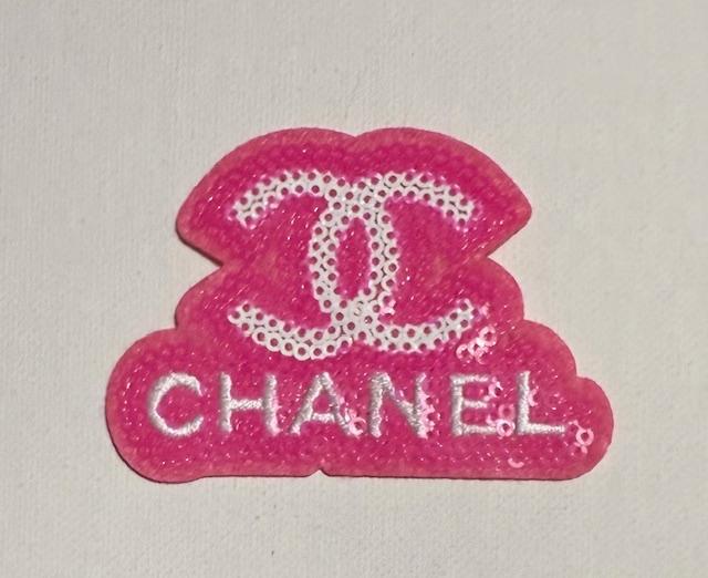 CC pink bling patch