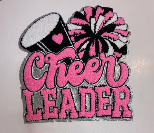 Cheerleader pink/black patch