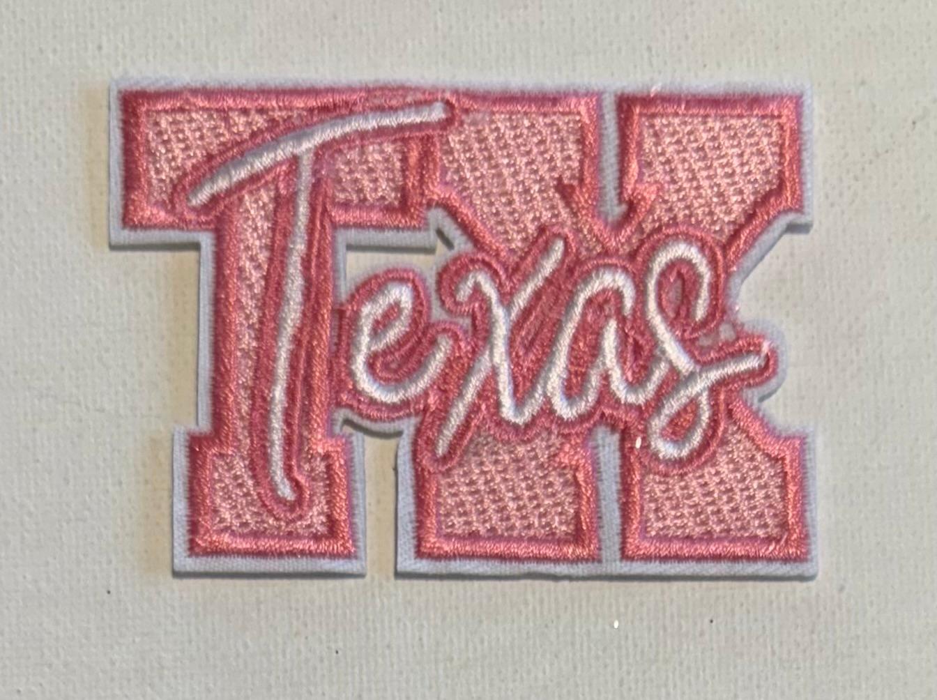 TX Texas pink hat patch