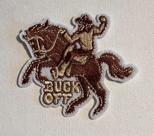 Buck Off-hat patch