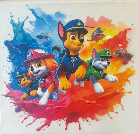 Paw Patrol - paint splash