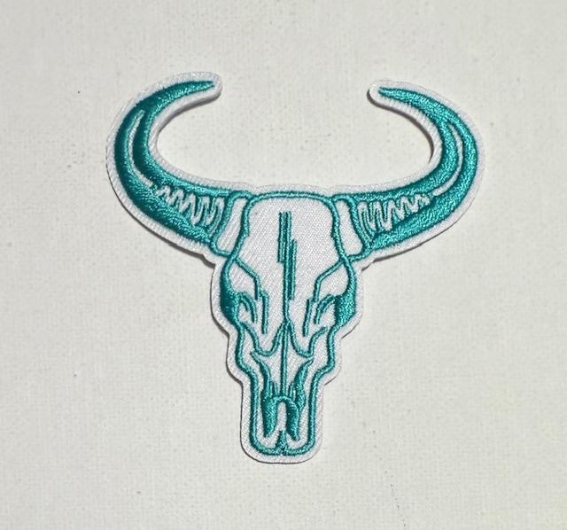 Teal Skull patch