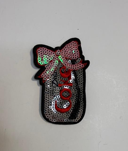 Diet Coke bling hat patch