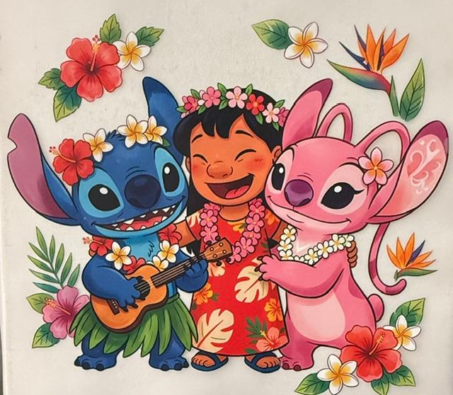 Stitch Angel & Moana