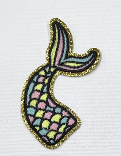 Mermaid tail, pastel colors