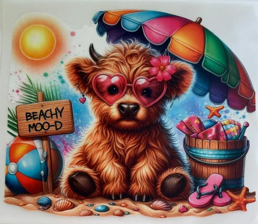 Cow-Beachy Moo-d