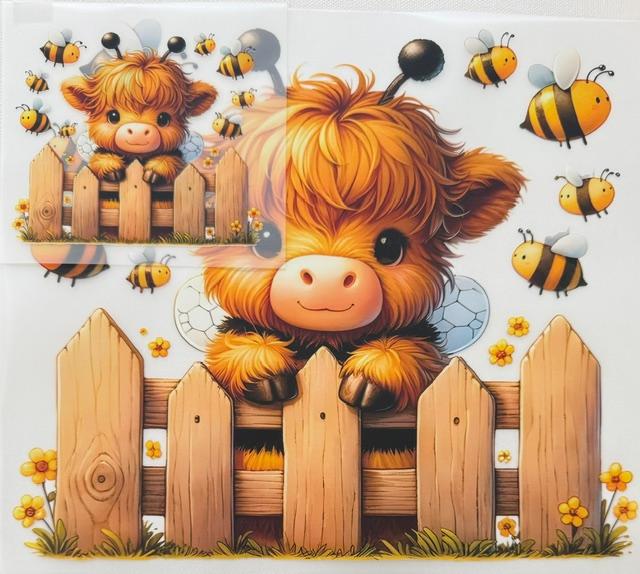 Cow- bumblebees - 2pc set
