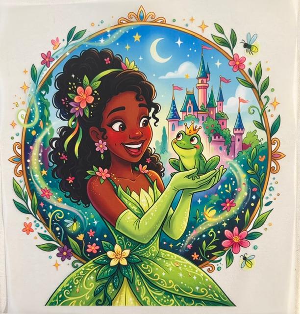 Tiana - holding frog