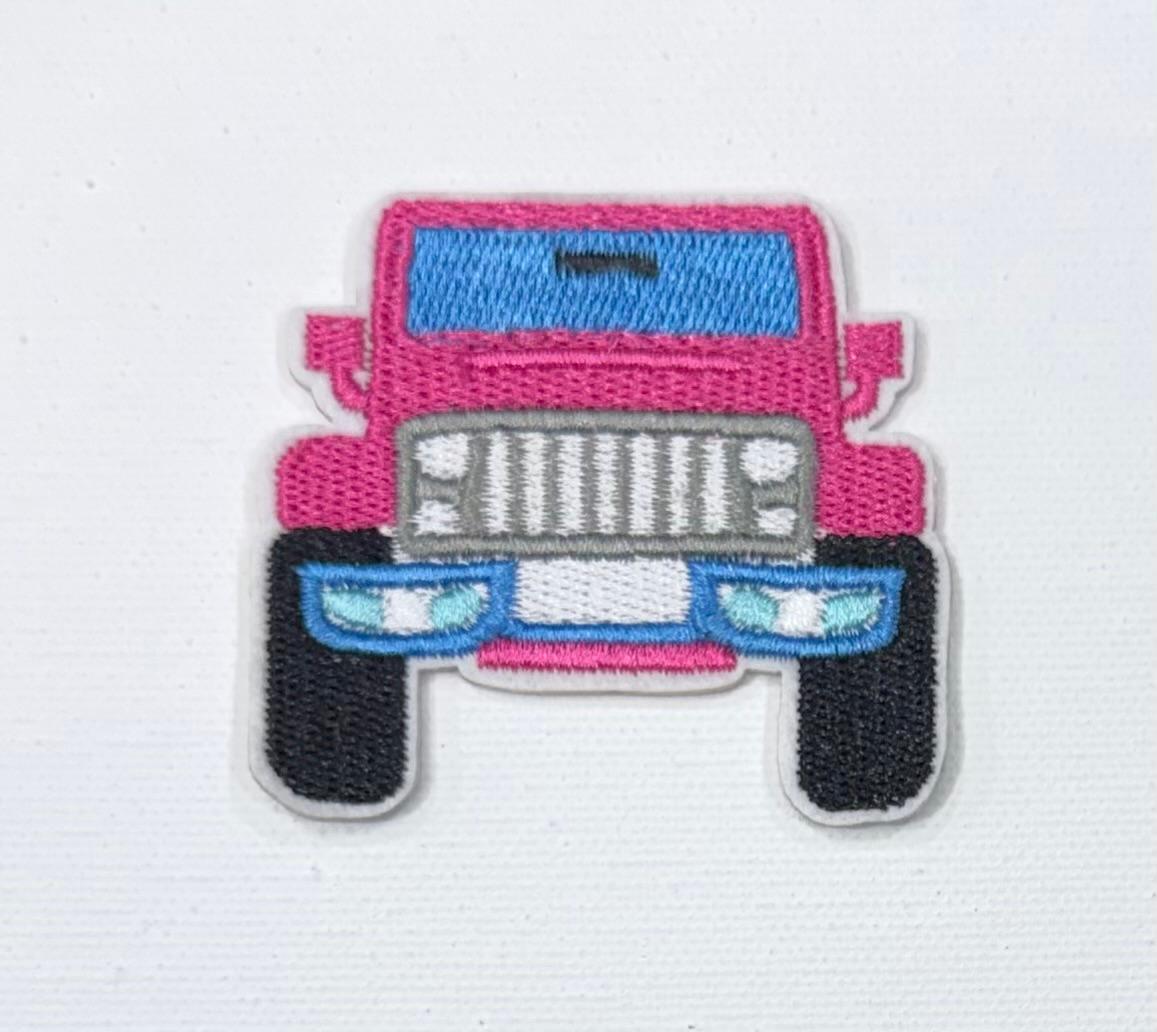 Pink Jeep hat patch