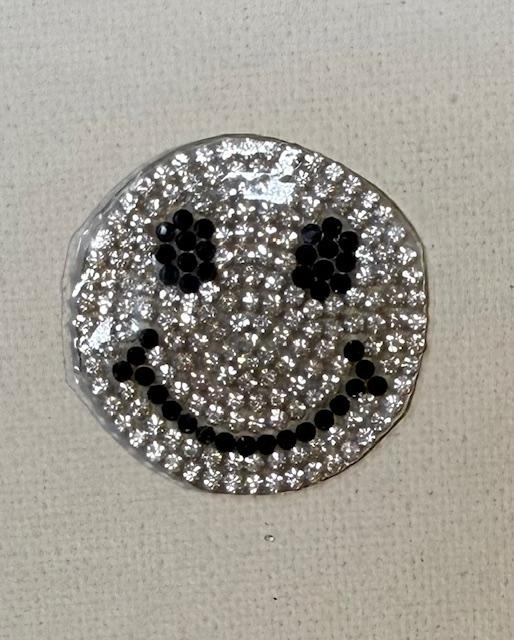 Bling Smiley hat patch