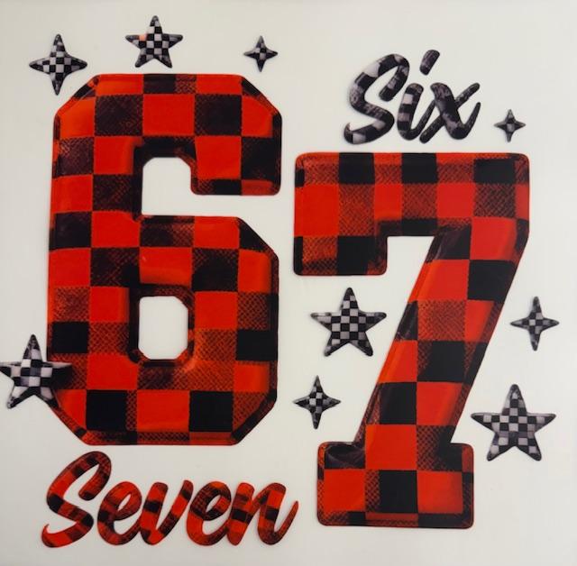 6-7 red checkered