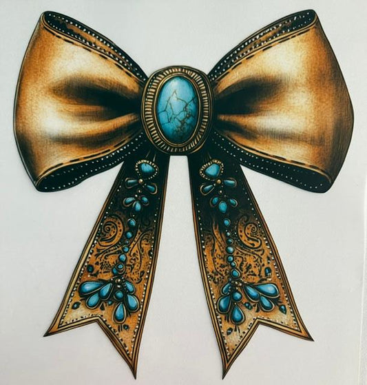Bow - Big, bronze/brown, teel