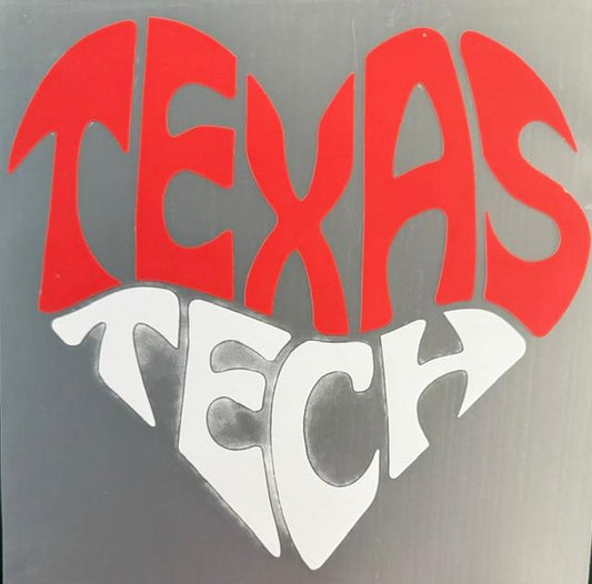 Texas Tech, heart sheped
