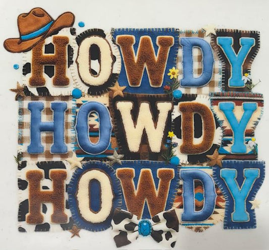 Howdy Howdy Howdy (hat on H)