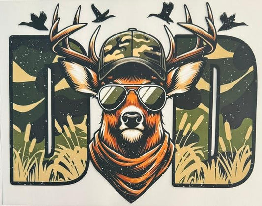 Dad - hunting, deer A is deer