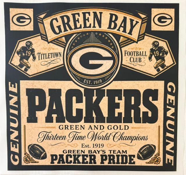Greebbay Packers - square
