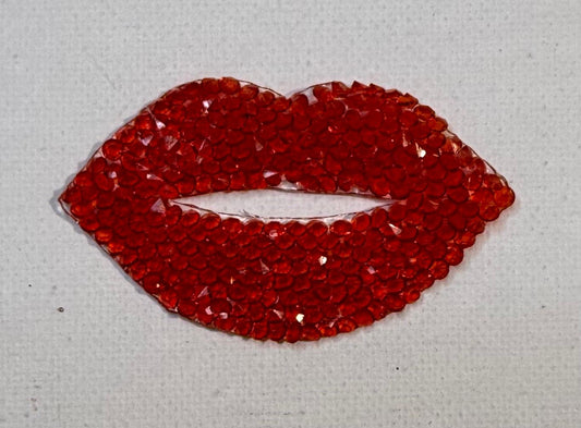 Bling Lips hat patch