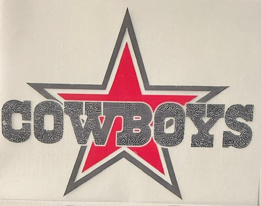 Cowboys - pink star