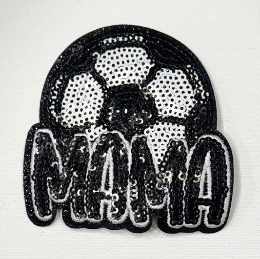 Soccer Mama sequin hat patch
